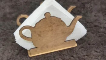 Макет "Салфетница в форме чайника"