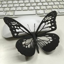 Макет "Векторная вырезка бабочки" 0