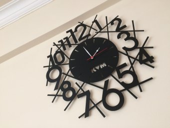 Макет "Дизайн настенных часов" 0