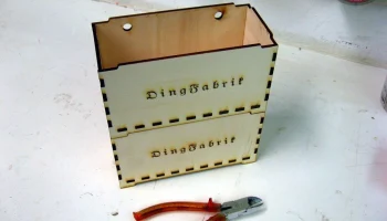 Штабелируемый ящик шаблон из фанеры 4 мм