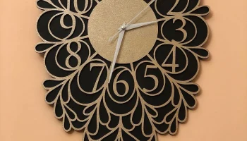 Макет "Деревянные декоративные настенные часы" #8911924099
