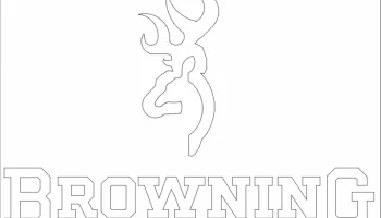 Макет "Логотип Browning" #3353733305