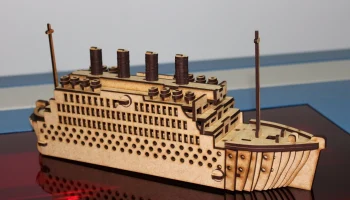 Макет "Титаник 3d пазл"