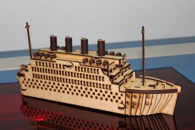 Макет "Титаник 3d пазл" 0