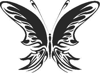 Племенная бабочка векторное искусство 22 0