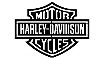 Макет "Логотип Harley d"