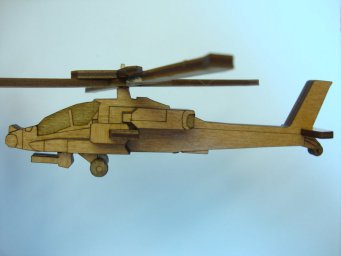 Макет "Вертолет Апач" 1
