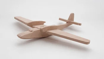 Макет "Самолет dornier do 26 летающая лодка деревянная модель svg файл"