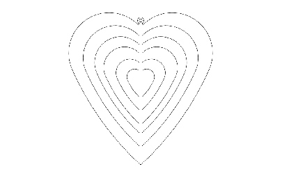 The layout of the "Heart top" #6923057754 0