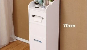 Макет "Современная мебель для ванной комнаты шкаф для хранения стеллаж"