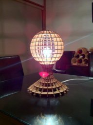 Макет "Лампа с глобусом" 0