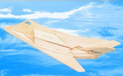 Макет "F-117 nighthawk стелс-истребитель" 0