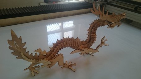 Макет "китайский дракон" 3