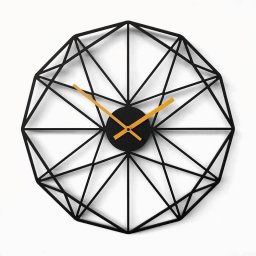 Макет "Полигональные настенные часы" 0