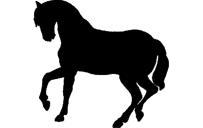 Layout "Silhouette of a dancing horse vector" #6543329671 0
